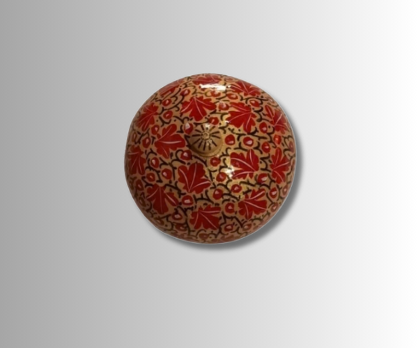 PAPIER MACHIE POWDER BOX